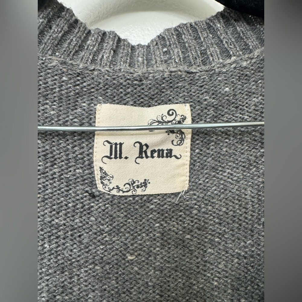 M Rena Zip Up Sweater Cardigan | Cozy Knit Layering Piece - Picture 5 of 5